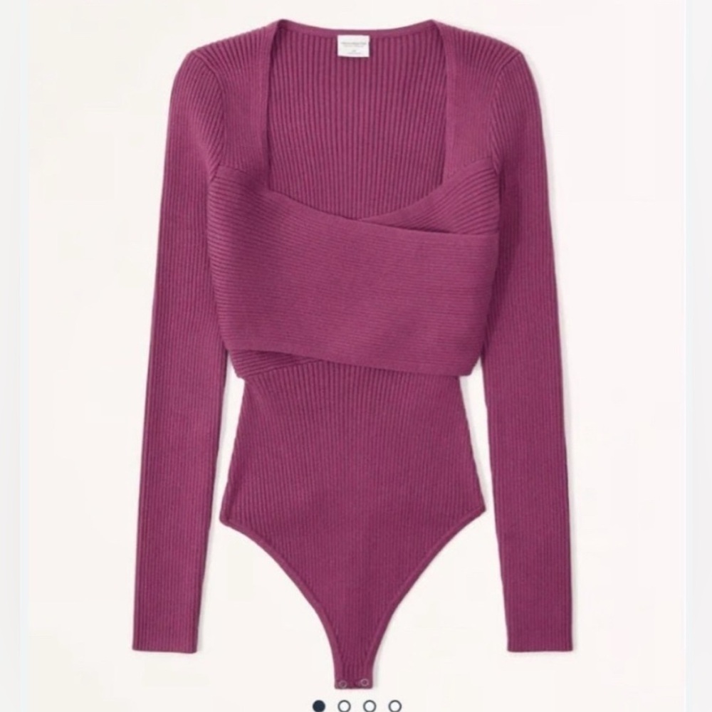 Abercrombie Luxeloft Wrap Bodysuit